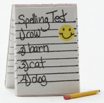 (image for) Spelling Test & Pencil