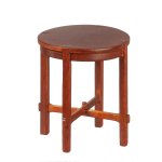 (image for) Small Round End Table - Walnut