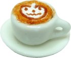 (image for) Halloween Espresso w/ Saucer Jack-O-Lantern Foam