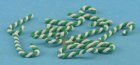 (image for) Candy Canes - Green & White 12pc