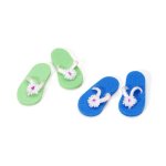 (image for) Womens Flip Flops 1pr Assorted Blue/Green