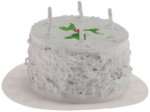 (image for) White Birthday Cake