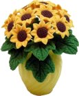 (image for) Sunflowers in Yellow Vase