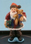 (image for) Santa w/ Teddy Bear