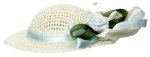 (image for) Ladies Straw Hat w/ Ribbon