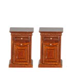 (image for) Sheraton Nightstand 2pc Walnut