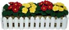 (image for) Red/Yellow Flowers in Picket Fence