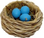 (image for) Blue Eggs in Basket