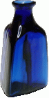 (image for) Cobalt Blue Triangular Medicine Bottle