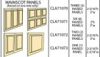 (image for) Wainscot Panels 6pc