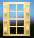 (image for) Standard 8-Light Window w/ Shutters