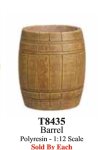 (image for) Wooden Old Fashioned Barrel Polyresin