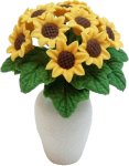 (image for) Sunflower Bouquet in Unfinished Ceramic Vase