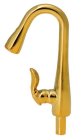 (image for) Modern Gooseneck Faucet - Gold