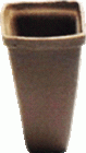 (image for) Tall Narrow Square Terra Cotta Pot