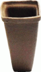 (image for) Tall Narrow Square Terra Cotta Pot