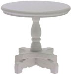 (image for) Round End Table - White