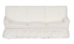 (image for) White Sofa - Mahogany