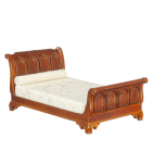 (image for) Empire Sleigh Bed - Walnut