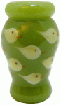 (image for) Spring Chicks Fused Glass Vase