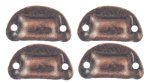 (image for) 4pc Victorian Drawer Pulls Bronze