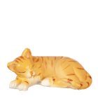 (image for) Orange cat laying left