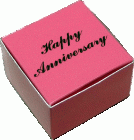 (image for) Happy Anniversary Bakery Box Pink