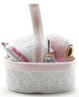 (image for) Bath Accessory Basket - Pink