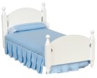 (image for) Single Bed w/ Linens - White