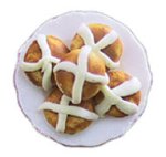 (image for) Hot Cross Buns on a Plate