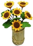 (image for) Sunflowers in Country Planter