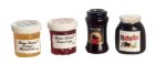 (image for) Instant Coffee Nutella & Jam Breakfast Food Set 4pc