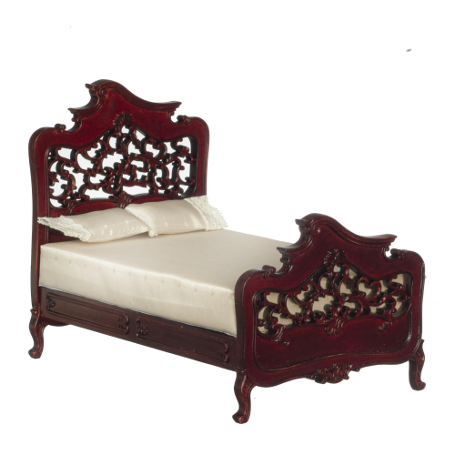 (image for) French Provincial Bed - Mahogany