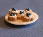 (image for) Blueberry Tarts on a Plate