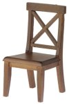 (image for) Cross Buck Chair - Walnut