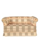 (image for) Classic Love Seat Olive Gold Upholstery