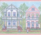 (image for) Pastel Houses Wall Mural D