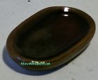 (image for) Oval Serving Dish Dark Brown