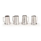 (image for) Beer Mugs Steins Pewter 4pc