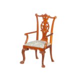 (image for) 1760 Chippendale Armchair - Walnut