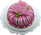 (image for) Pink Striped Cake