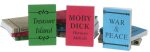 (image for) 12 Books w/ Large Printed Covers Title A