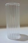 (image for) Ribbed Glass Tall Floor Vase