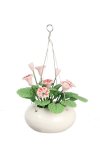 (image for) Pink Flowers Hanging Plant