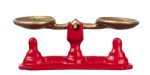 (image for) Miniature Red Weighing Store Scale