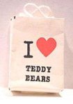 (image for) I Love Teddy Bears Shopping Bag