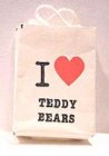 (image for) I Love Teddy Bears Shopping Bag