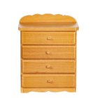 (image for) 4 Drawer Dresser / Chest - Oak