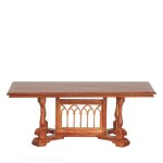 (image for) Jacobean Trestle Dining Room Table - Walnut