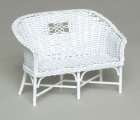 (image for) White Rattan Couch